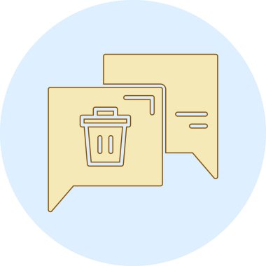 Geri dönüşüm kutusu vektör simgesi