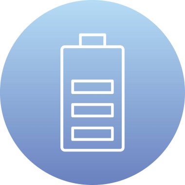 vektör enerji pil simgesi