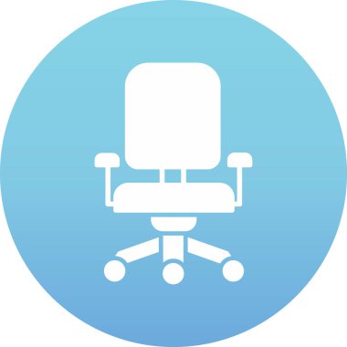 sandalye vektör simgesi modern basit tasarım