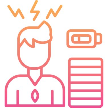 pil enerji simgesi modada izole edilmiş arkaplan