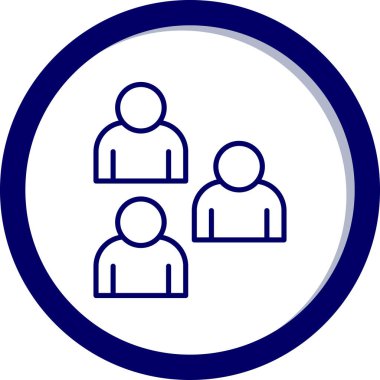 İnsan simgesinin vektör illüstrasyonu