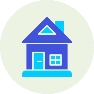 ev simgesini, basit vektör çizim