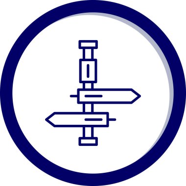 Bir b eksikliği simgesinin vektör çizimi