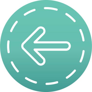 Projeniz için sol yön ok simgesi