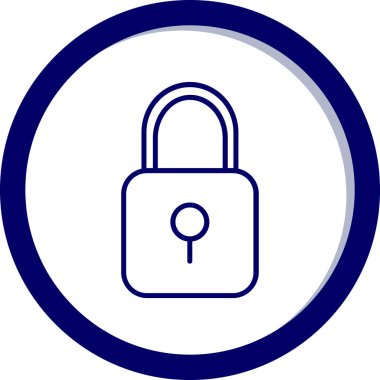 ikon vektör illüstrasyonunu kilitle