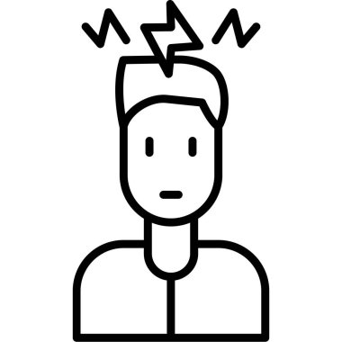 Baş ağrısı simgesi, özet biçimi