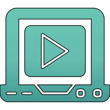 Tablet ikonlu laptop. ana hatlı dijital ekran. Beyaz arkaplanda izole edilmiş web tasarımı için vektör simgesi