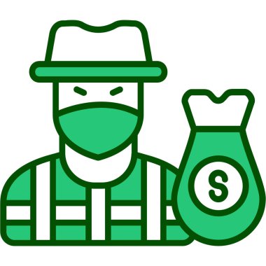 Para için. Web simgesi basit illüstrasyon