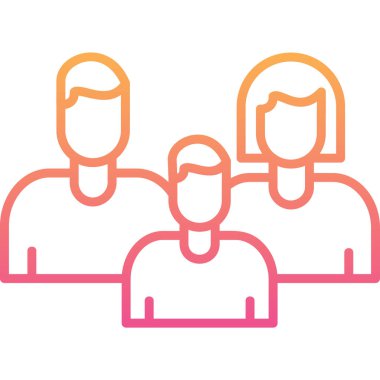 İnsan simgesinin vektör illüstrasyonu