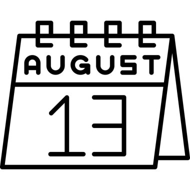 Ağustos 'un 1' i simge tasarımı