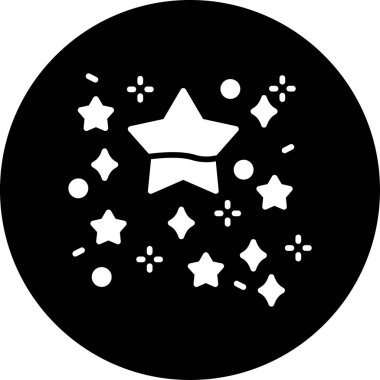 yıldız simgesi vektör illüstrasyonu