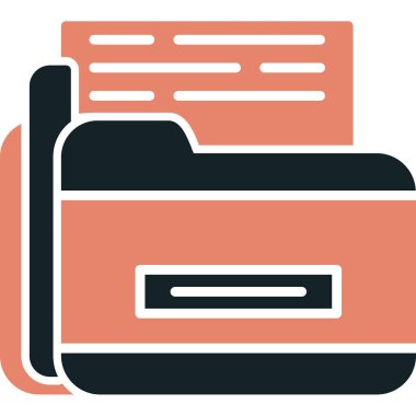 Dosya. Web simgesi basit illüstrasyon