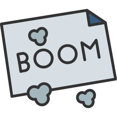 Konuşma baloncuğu ile karalama patlaması