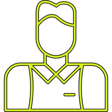 İnsan simgesinin vektör illüstrasyonu