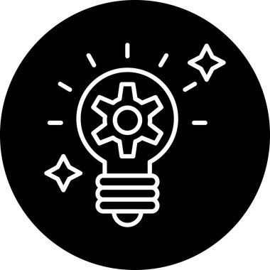 ampul simgesi vektör illüstrasyonu