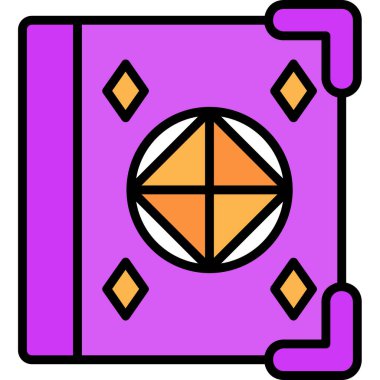 Modern bir simgenin vektör illüstrasyonu