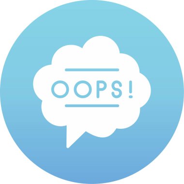 hata modern simge, vektör illüstrasyonu