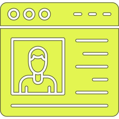 Web simgesi tasarımı, vektör illüstrasyonu