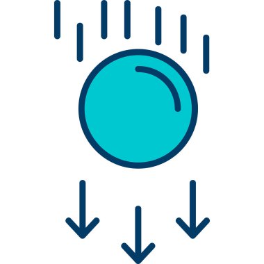 Mavi ve beyaz arkaplanın vektör çizimi