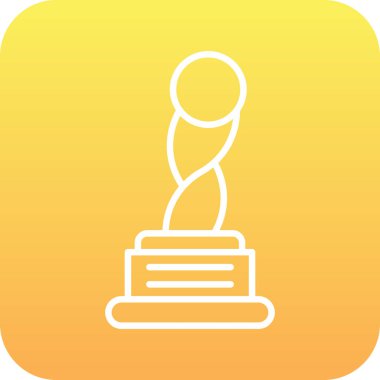 Kupa ikonu. Düz dizayn. kupa ödülü.