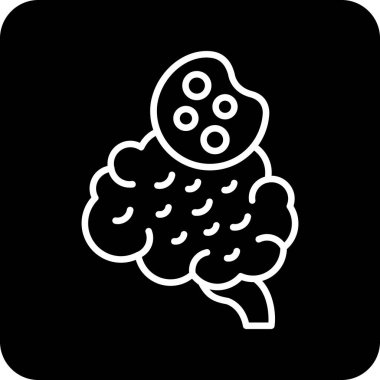 Tek bir bulut simgesinin vektör çizimi