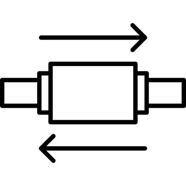 Çizgi film simgesinin vektör çizimi