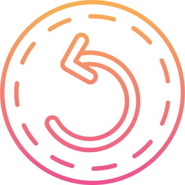 Saat simgesi vektör illüstrasyonu