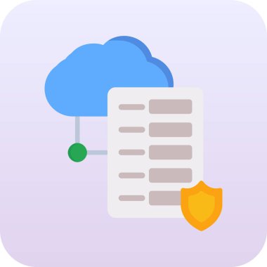 bulut hesaplama veri simgesi