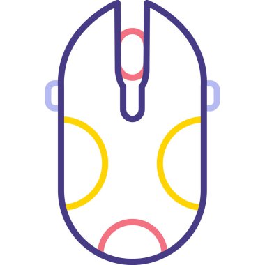 Fare simgesi, basit vektör illüstrasyonu