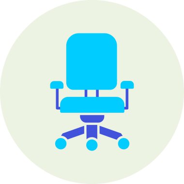 Sandalye. Web simgesi basit illüstrasyon