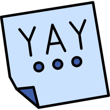 Bir kelimenin etiket stili çizgi filmi