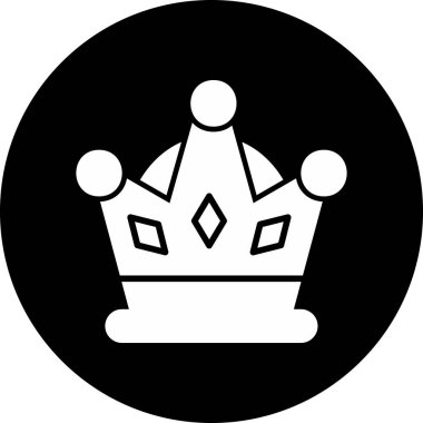 kral kraliçe vektör simgesi