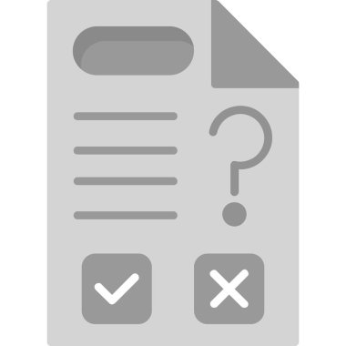 Gölgeli kontrol listesi düz vektör simgesi