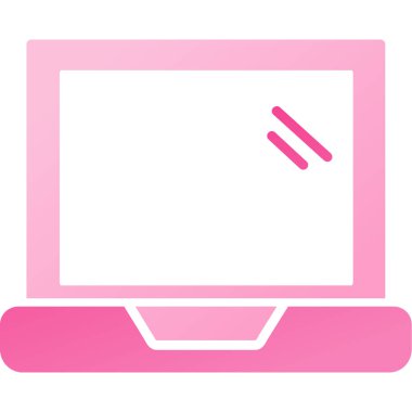 Bir bilgisayar simgesinin vektör illüstrasyonu