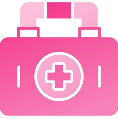 Tıbbi yardım çantasının vektör çizimi