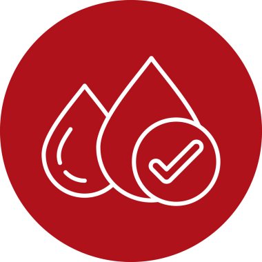 su damlası ikon vektör illüstrasyonu