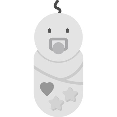 Kahve çekirdeğinin düz renkli retro karikatürü