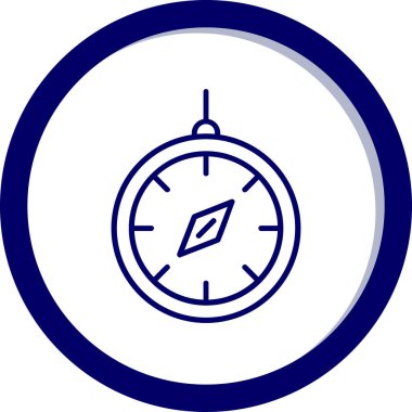 Pusulanın vektör illüstrasyonu