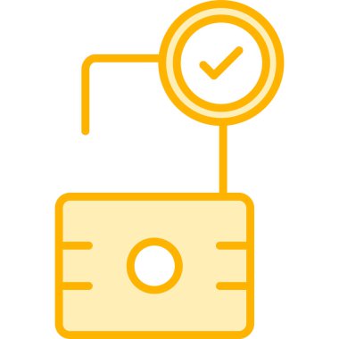 kontrol listesi simgesi, vektör illüstrasyonu