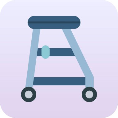 kaldırma arabası simgesi, vektör illüstrasyonu