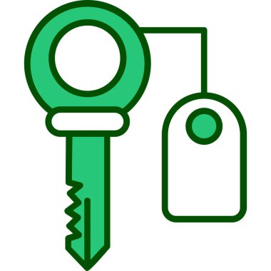 Anahtar. Web simgesi basit illüstrasyon