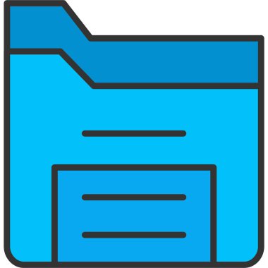 dosya simgesi, vektör illüstrasyonu