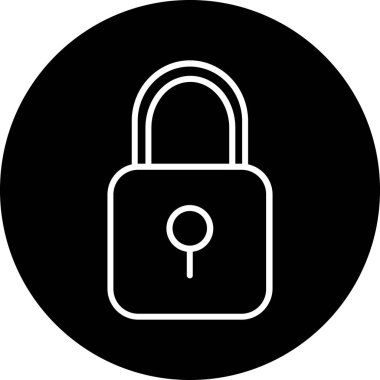 ikon vektör illüstrasyonunu kilitle