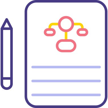 Pano. Web simgesi basit illüstrasyon