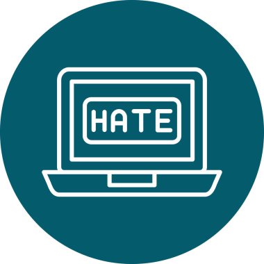 Bilgisayar modern simgesinin vektör illüstrasyonu