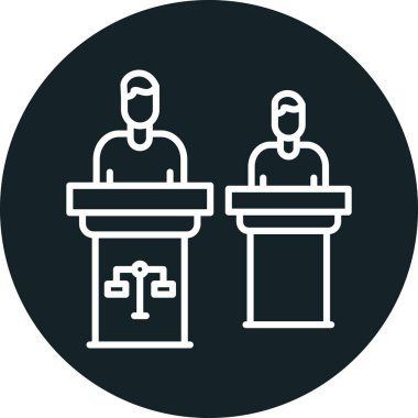 İnsan simgesinin vektör illüstrasyonu