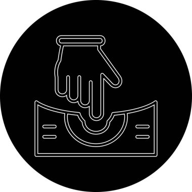 Bir kredi kartı ikonunu tutan el. Bir alışveriş arabası ikon vektöründe basit bir kredi kartı tasarımı