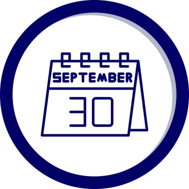 Takvim simgesi için vektör illüstrasyonu