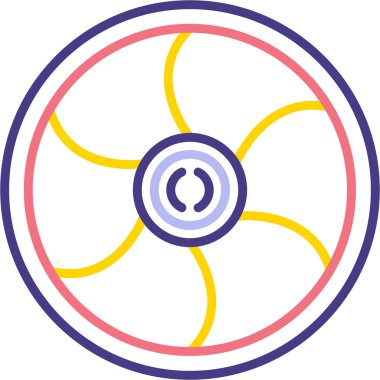 Hayran. Web simgesi basit illüstrasyon