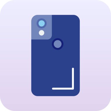 Bir kameranın web simgesinin vektör illüstrasyonu